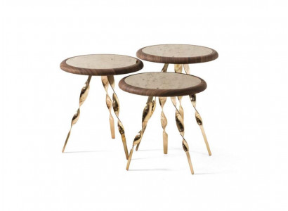 ensemble exclusif de 3 tables basses design pour le salon